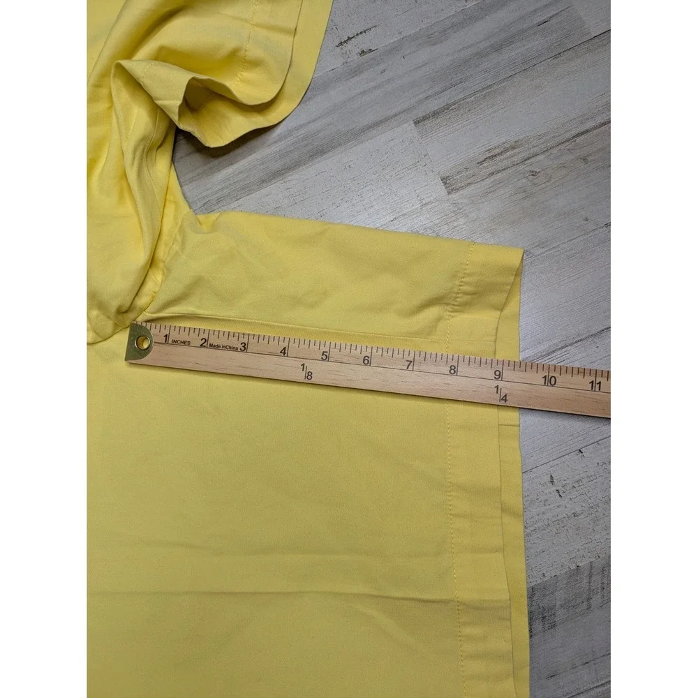 Vintage Polo Golf Ralph‎ Lauren Fairway Shorts Men 36 Yellow Chino Pleated Front